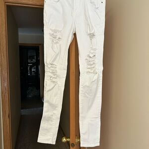 Frame Denim White Skinny Jeans